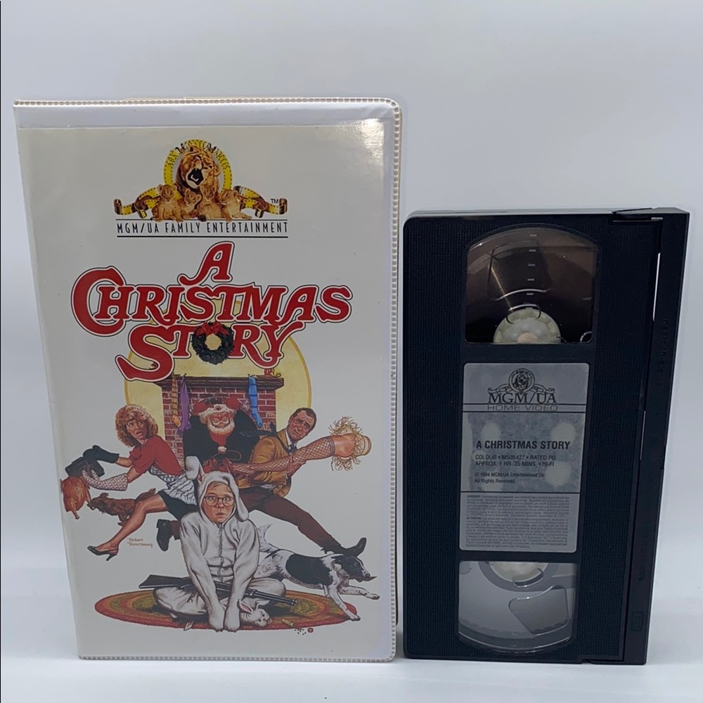 A Christmas Story VHS Video in Clamshell Case Vintage